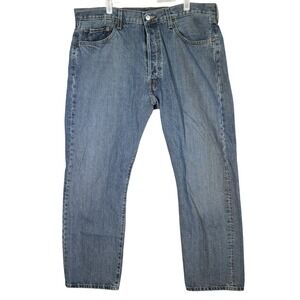 Vintage Levis 501 Jeans Mens 38x30 Straight Leg Button Fly Denim 90s